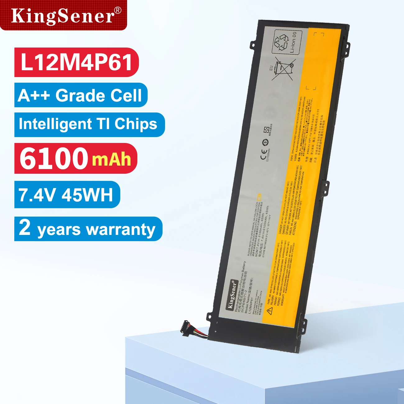 KingSener Новый L12M4P61 для Lenovo IdeaPad U330 U330p U330t L12L4P61 7,4 в 45 Вт/ч
KingSener Новый L12M4P61 для Lenovo IdeaPad U330 U330p U330t L12L4P61 7,4 в 45 Вт/ч