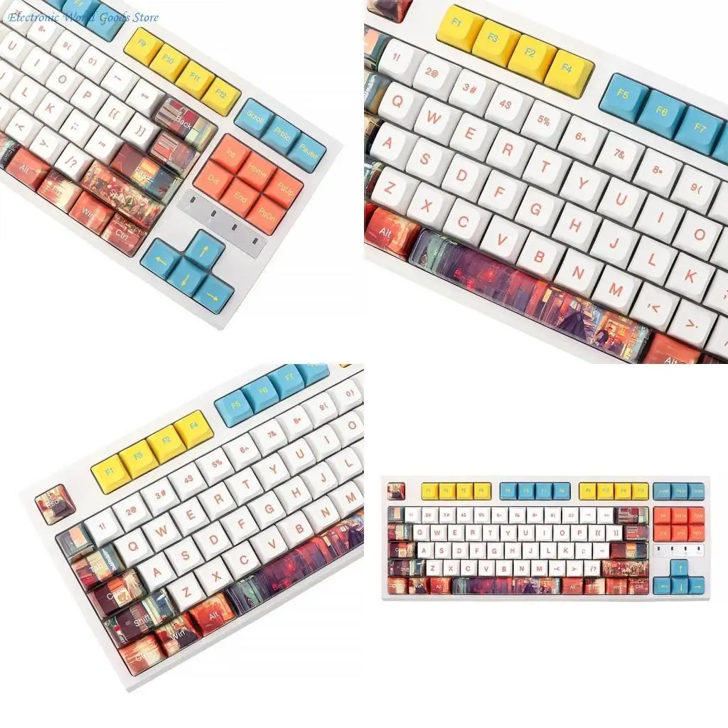 A3PD 133 клавиши City People PBT Keycap XDA Profile Красочная клавишная крышка для переключателей MX
A3PD 133 клавиши City People PBT Keycap XDA Profile Красочная клавишная крышка для переключателей MX