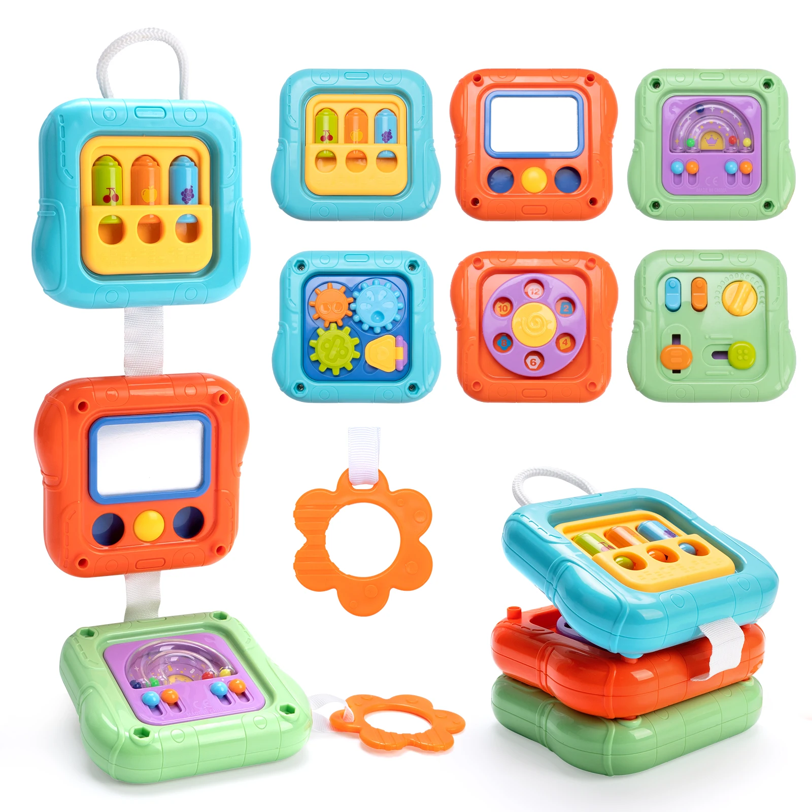Montessori Toys Handbag Busy Board Baby Activity Cube Sensory Toys Fine Motor Skill Early Educational Toys for Toddlers Gifts
Montessori Toys Handbag Busy Board Baby Activity Cube Sensory Toys Fine Motor Skill Early Educational Toys for Toddlers Gifts