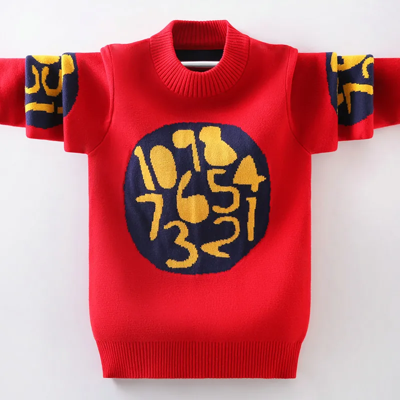 Children's Sweater Autumn Winter Knitted Pullover Knitted Warm Boys Sweaters Fashion Pattern Kids Tops 5-14Yrs Baby Boy Clothes
Children's Sweater Autumn Winter Knitted Pullover Knitted Warm Boys Sweaters Fashion Pattern Kids Tops 5-14Yrs Baby Boy Clothes
