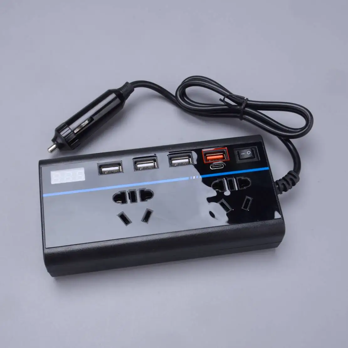 DC 12V to 240V 4USB Car SUV Truck Phone Charger Power Inverter Converter Universal 200W
DC 12V to 240V 4USB Car SUV Truck Phone Charger Power Inverter Converter Universal 200W