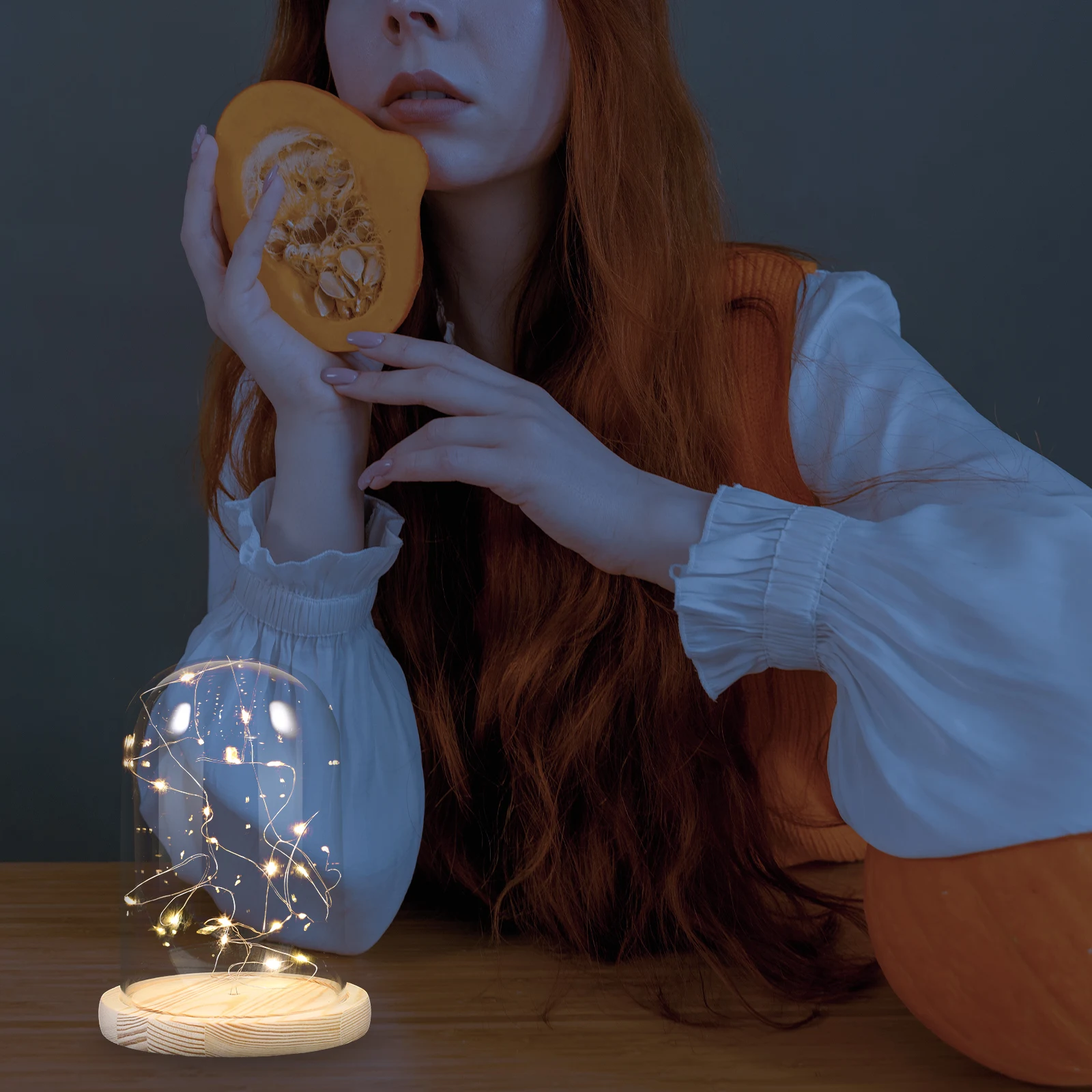 LED Star Wooden Base Glass Jar Glass Dome Warm White Fairy String Diy Mason Jar Lights Lights Night Light Home Decor
LED Star Wooden Base Glass Jar Glass Dome Warm White Fairy String Diy Mason Jar Lights Lights Night Light Home Decor