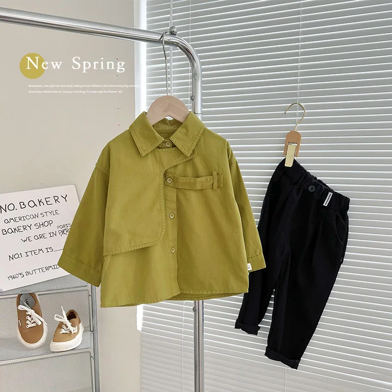 2023 Autumn spring Children Clothing Set Toddler Boys shirts + Pants 2Pcs Outfits Kids Clothes fashion Suit 2-10 years
2023 Autumn spring Children Clothing Set Toddler Boys shirts + Pants 2Pcs Outfits Kids Clothes fashion Suit 2-10 years
