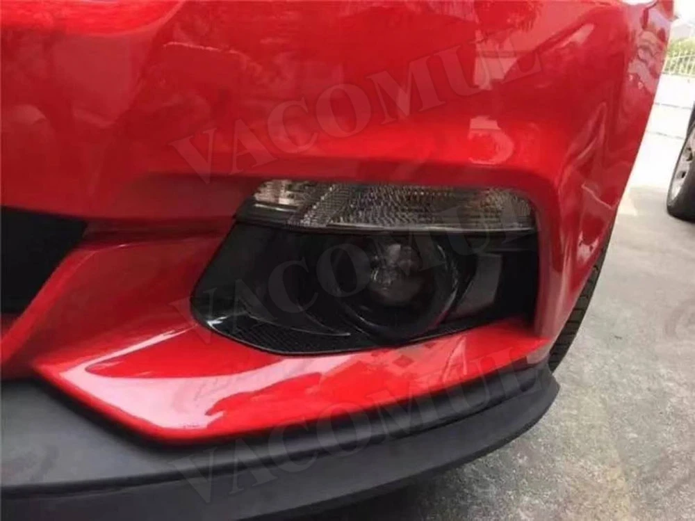 Carbon Fiber Front Rear Bumper Fog Lamp Foglight Decoration Cover Trim Frame for Ford Mustang 2015 2016 2017 2018
Carbon Fiber Front Rear Bumper Fog Lamp Foglight Decoration Cover Trim Frame for Ford Mustang 2015 2016 2017 2018