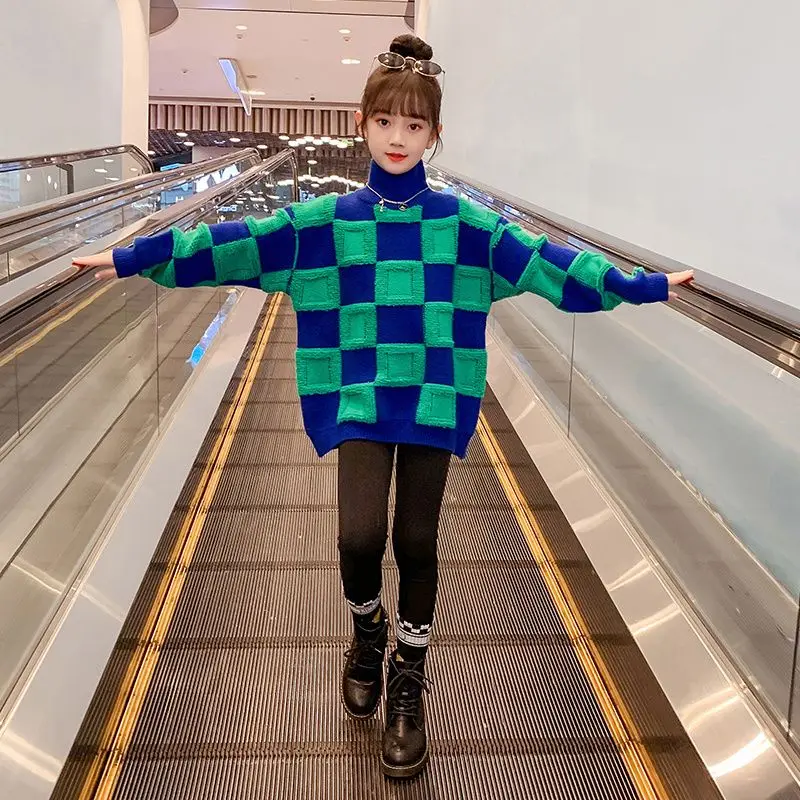 Winter Sweater 6 7 8 10 9 12 Year Girls Sweater Fashion Children's Clothing Autumn and Winter Wear Girls Plush and Thick Clothes
Winter Sweater 6 7 8 10 9 12 Year Girls Sweater Fashion Children's Clothing Autumn and Winter Wear Girls Plush and Thick Clothes