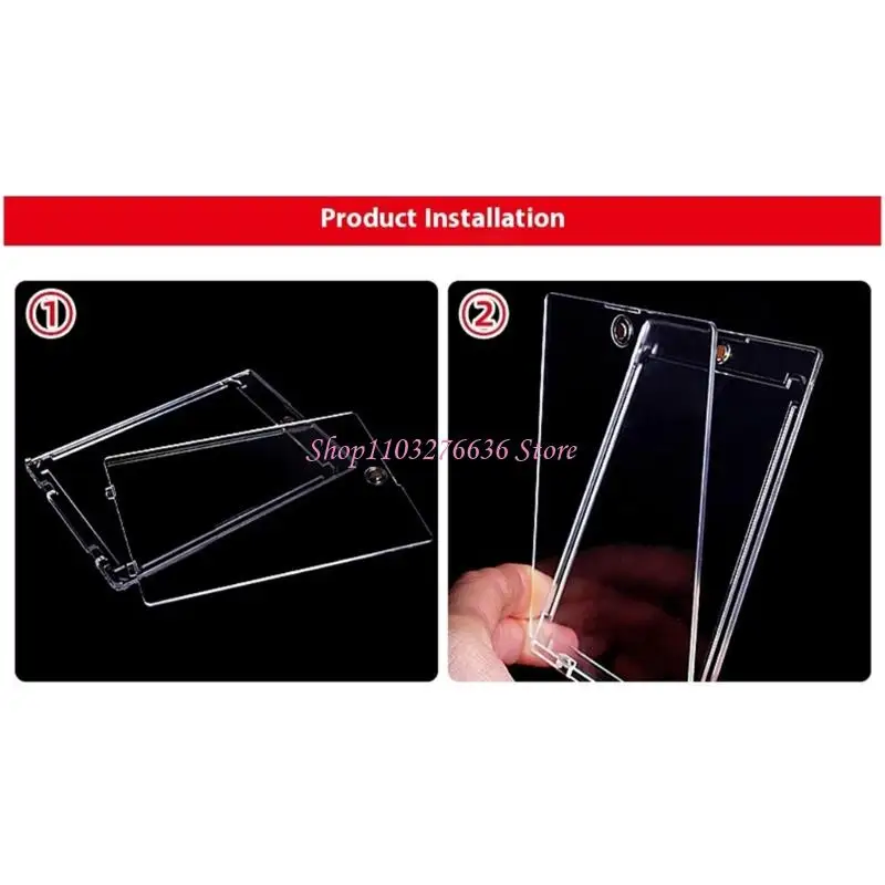 R6FD Acrylic Card Holder Clear Card Display Case For Secure Card Storage
R6FD Acrylic Card Holder Clear Card Display Case For Secure Card Storage