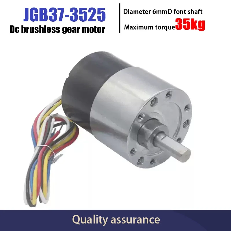 JGB37-3525 Brushless DC Motor 12V/24V Quiet Long Life Reversible with Feedback High Torque Gear Motor
JGB37-3525 Brushless DC Motor 12V/24V Quiet Long Life Reversible with Feedback High Torque Gear Motor