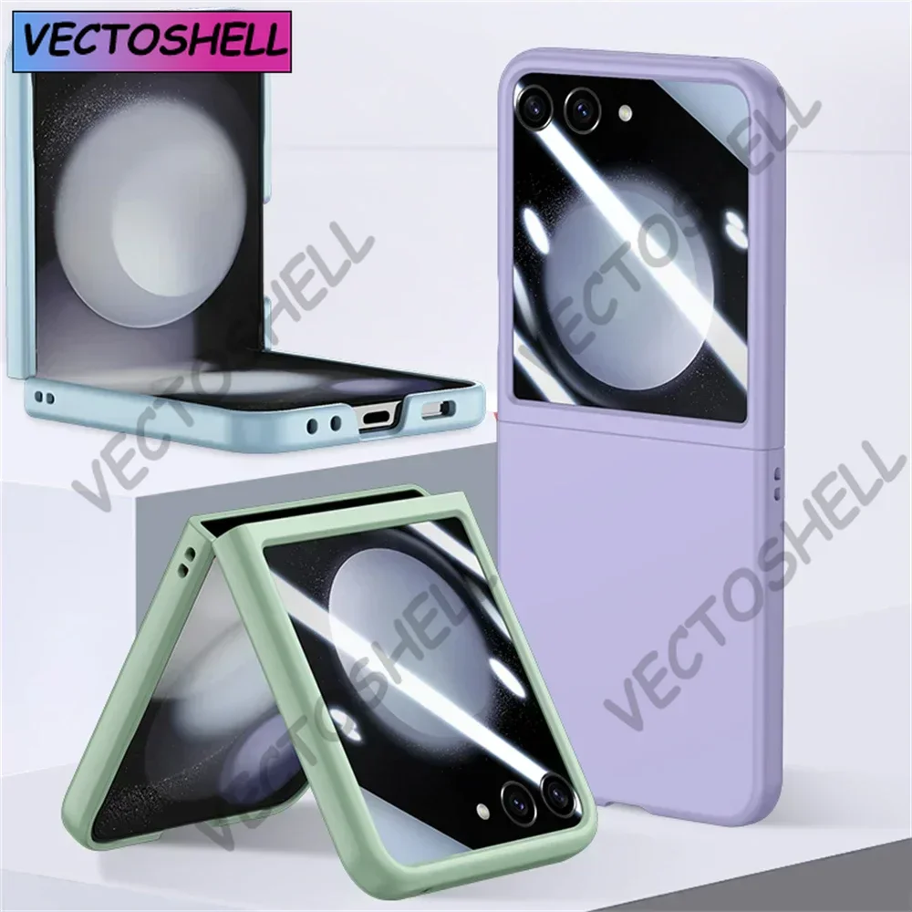 Slim Case For Samsung Galaxy Z Flip 6 5G Temepred Glass Film New Big Screen Phone Case For Galaxy Z Flip 5 Shockproof Back Cover
Slim Case For Samsung Galaxy Z Flip 6 5G Temepred Glass Film New Big Screen Phone Case For Galaxy Z Flip 5 Shockproof Back Cover