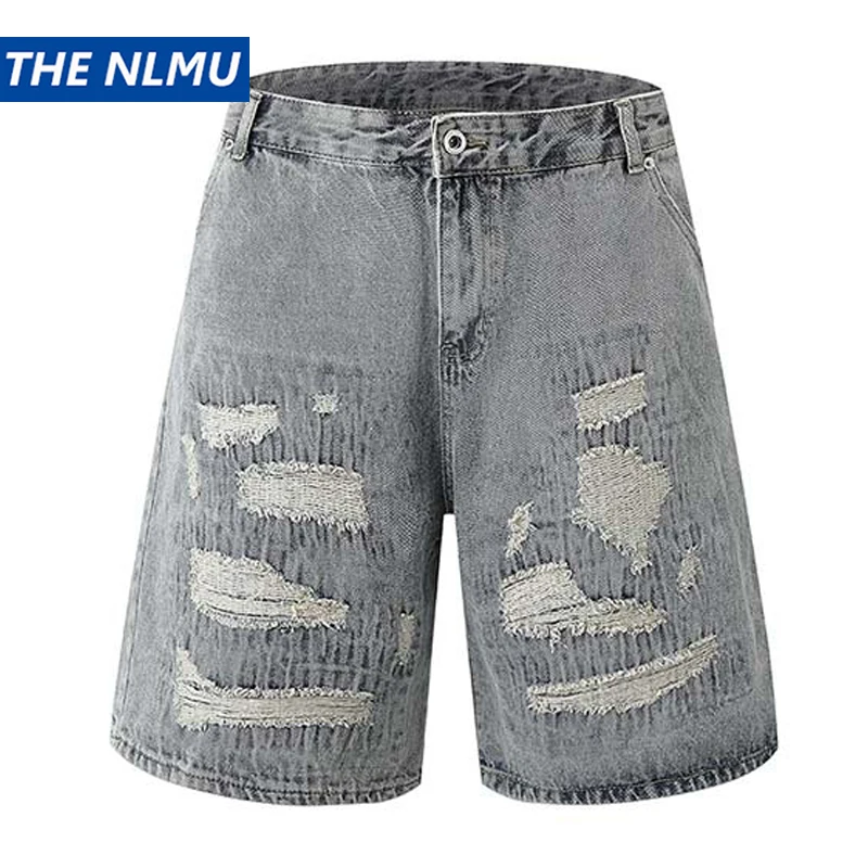 Vintage Hole Distressed Jean Shorts for Men Harajuku Streetwear Hip Hop Denim Short Pants Retro Shorts
Vintage Hole Distressed Jean Shorts for Men Harajuku Streetwear Hip Hop Denim Short Pants Retro Shorts