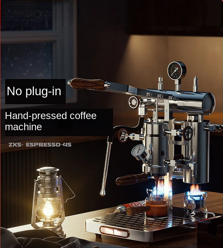 Hand Pressure Coffee Machine Household Outdoor Espresso Coffee Machine Laba Steam Foam Coffee Machine
Hand Pressure Coffee Machine Household Outdoor Espresso Coffee Machine Laba Steam Foam Coffee Machine