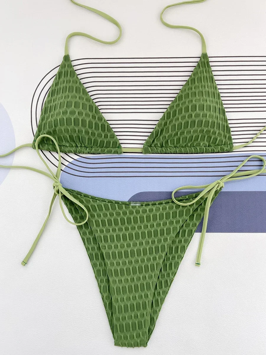 2026 Halter Wrinkled Mini Micro Bikini Women Swimwear Female Swimsuit Two-pieces Bikini Set Bather Bathing Suit Swim Beach Wear
2026 Halter Wrinkled Mini Micro Bikini Women Swimwear Female Swimsuit Two-pieces Bikini Set Bather Bathing Suit Swim Beach Wear