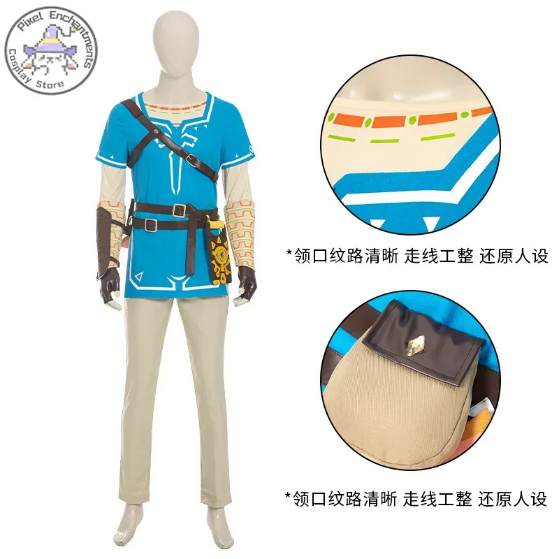 Main PGEM Purya Game-Inspired Cosplay Costume Link Champion Tunic Wild Breath Role-Playing Set Pls;5'b,8.v;
Main PGEM Purya Game-Inspired Cosplay Costume Link Champion Tunic Wild Breath Role-Playing Set Pls;5'b,8.v;