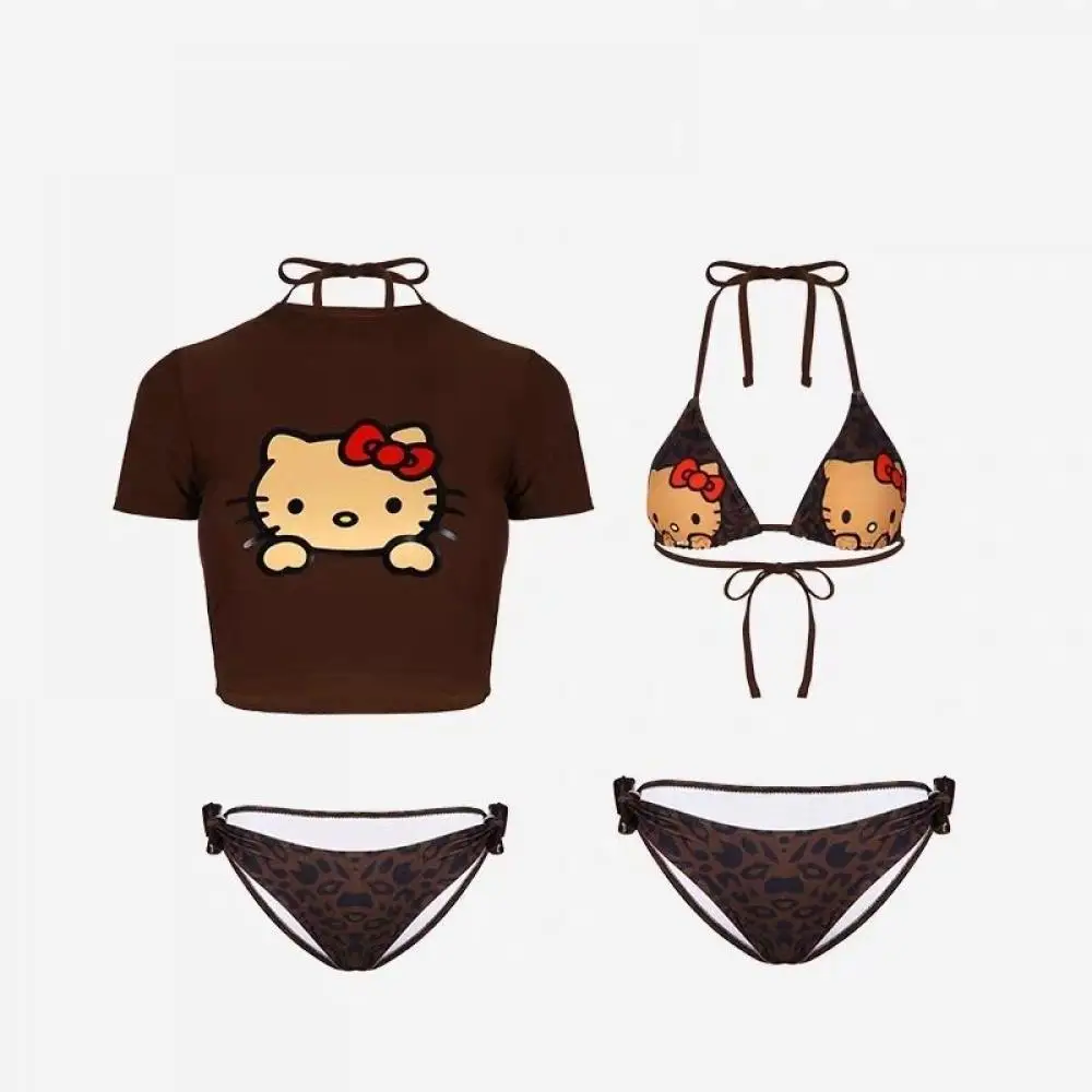 Y2K Hello Kitty Women Bikini Swimsuit Suit Sanrios Anime Sexy Hot Girls Short Sleeve Strap Underwear Bra Panties Beach Seaside
Y2K Hello Kitty Women Bikini Swimsuit Suit Sanrios Anime Sexy Hot Girls Short Sleeve Strap Underwear Bra Panties Beach Seaside