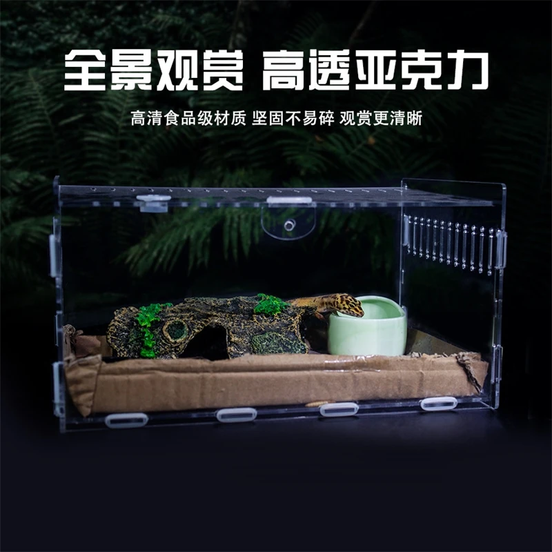Акриловый прозрачный мини-корпус для обитания рептилий для гекконов, улиток и маленьких ящериц, настольный террариум, идеальный подарок для начинающих
Акриловый прозрачный мини-корпус для обитания рептилий для гекконов, улиток и маленьких ящериц, настольный террариум, идеальный подарок для начинающих