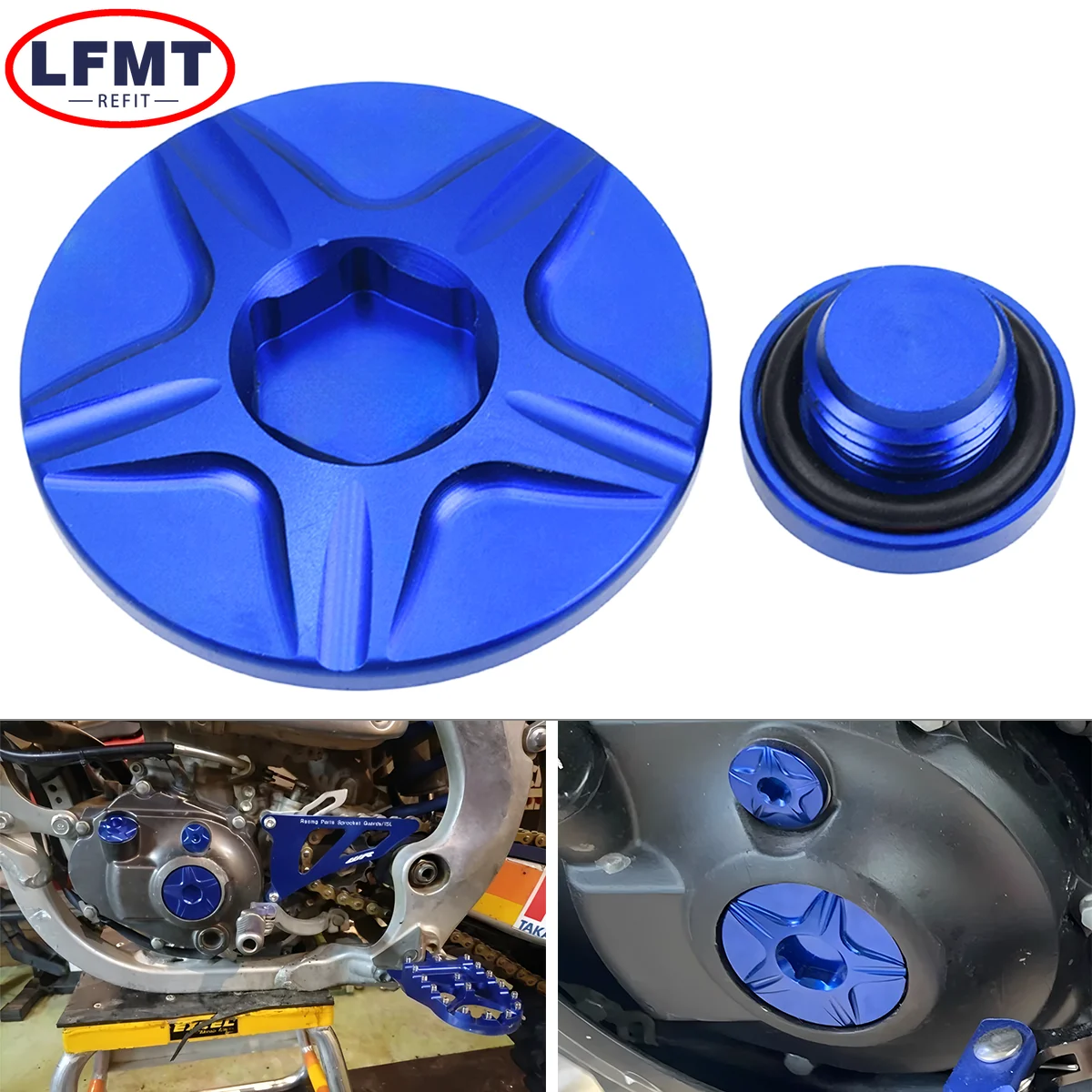 Motorcycle CNC Engine Timing Cover Plug Cap For Yamaha TTR125E/LE TTR230 YZ250F YZ450F YZ250FX YZ450FX WR250F WR450F RAPTOR 700R
Motorcycle CNC Engine Timing Cover Plug Cap For Yamaha TTR125E/LE TTR230 YZ250F YZ450F YZ250FX YZ450FX WR250F WR450F RAPTOR 700R