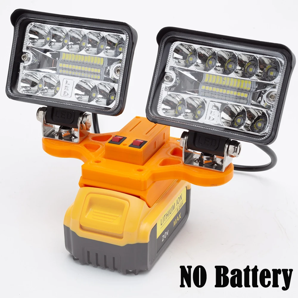 LED Work Light For DeWalt 18V Lithium Battery with USB Fast Charging Portable light for travel and fishing (NO Battery)
LED Work Light For DeWalt 18V Lithium Battery with USB Fast Charging Portable light for travel and fishing (NO Battery)