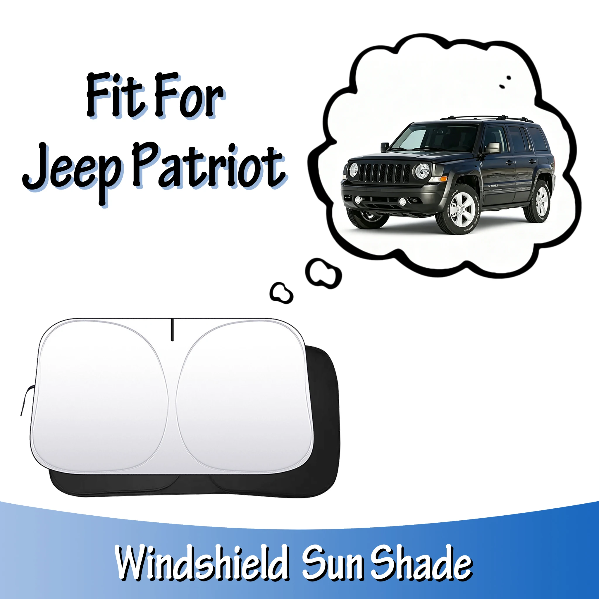 Car Windshield Sun Shade Sunshade Sun Visor Foldable Lightproof Protect Privacy Blocks UV Rays Auto Accessories For Jeep Patriot
Car Windshield Sun Shade Sunshade Sun Visor Foldable Lightproof Protect Privacy Blocks UV Rays Auto Accessories For Jeep Patriot
