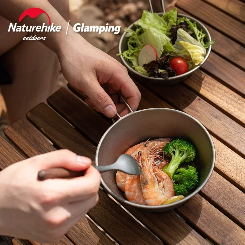 Naturehike Outdoor Ultralight Titanium Bowl 450ml/300ml Hanging Type Picnic Tableware 54g Travel Hiking BBQ Soup Bowl 2 Sizes
Naturehike Outdoor Ultralight Titanium Bowl 450ml/300ml Hanging Type Picnic Tableware 54g Travel Hiking BBQ Soup Bowl 2 Sizes