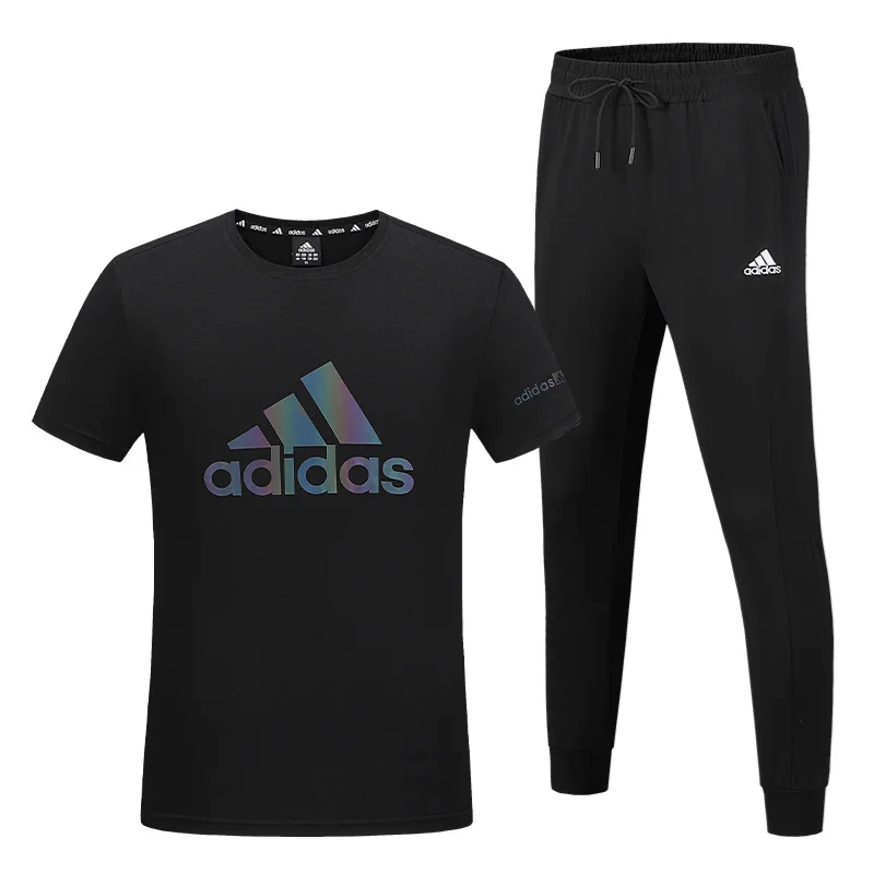 Мужские комплекты для тренировок Adidas, спортивные костюмы, простой стиль, облегающие, эластичные комплекты с короткими рукавами и длинными брюками, белые и черные
Мужские комплекты для тренировок Adidas, спортивные костюмы, простой стиль, облегающие, эластичные комплекты с короткими рукавами и длинными брюками, белые и черные