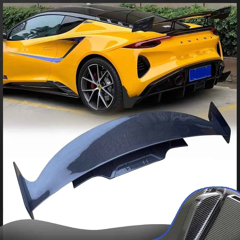 Dry Carbon Fiber Rear Trunk Spoilers Wings Lips For Lotus Emira M Style Body Kit
Dry Carbon Fiber Rear Trunk Spoilers Wings Lips For Lotus Emira M Style Body Kit