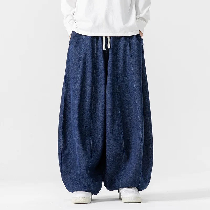 New Plus Size Japanese Style Loose Harem Pants Women Casual Straight Wide Leg Trousers American Fashion Denim Jeans Streetwear
New Plus Size Japanese Style Loose Harem Pants Women Casual Straight Wide Leg Trousers American Fashion Denim Jeans Streetwear