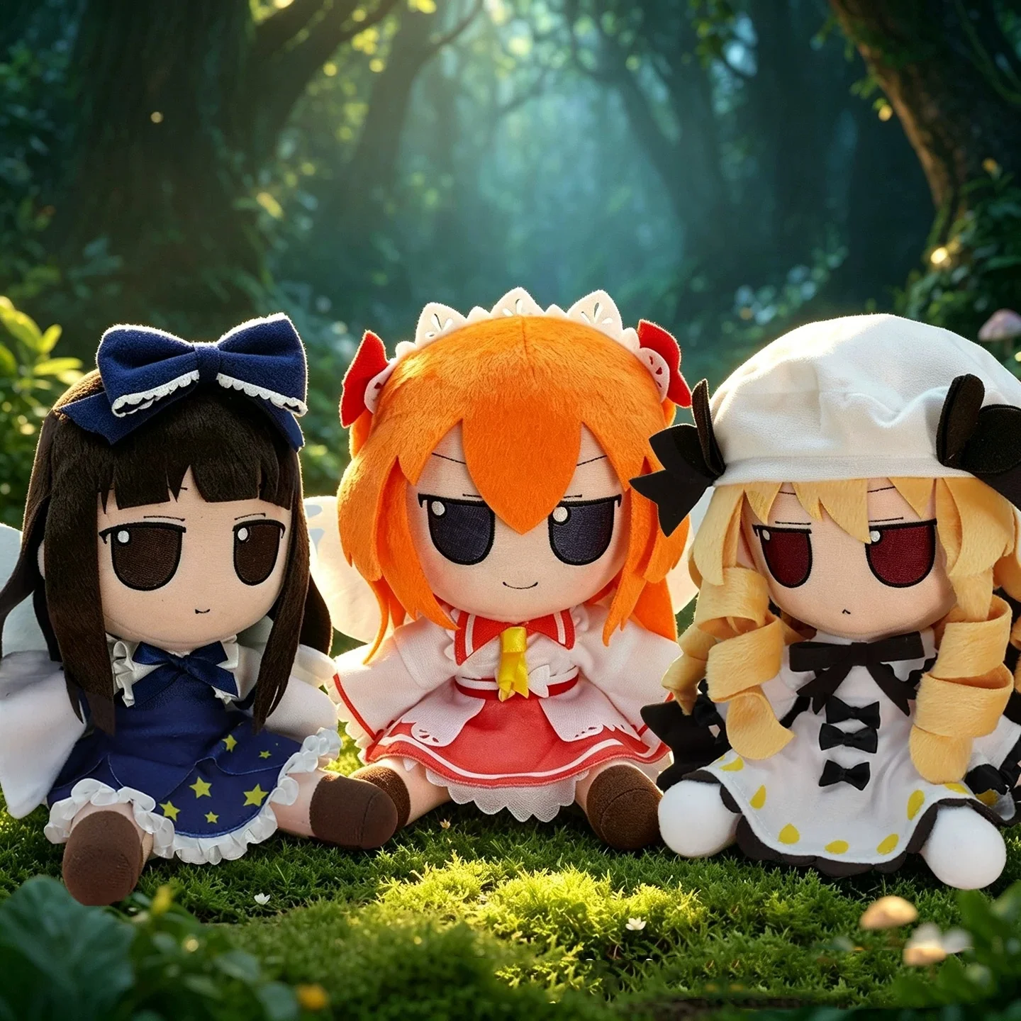 20cm Touhou Sangetsusei Plush Toys Cute Soft Stuffed Animal Fumo Cosplay Sunny Milk Luna Star Sapphire Child Dolls For Kid Gift
20cm Touhou Sangetsusei Plush Toys Cute Soft Stuffed Animal Fumo Cosplay Sunny Milk Luna Star Sapphire Child Dolls For Kid Gift