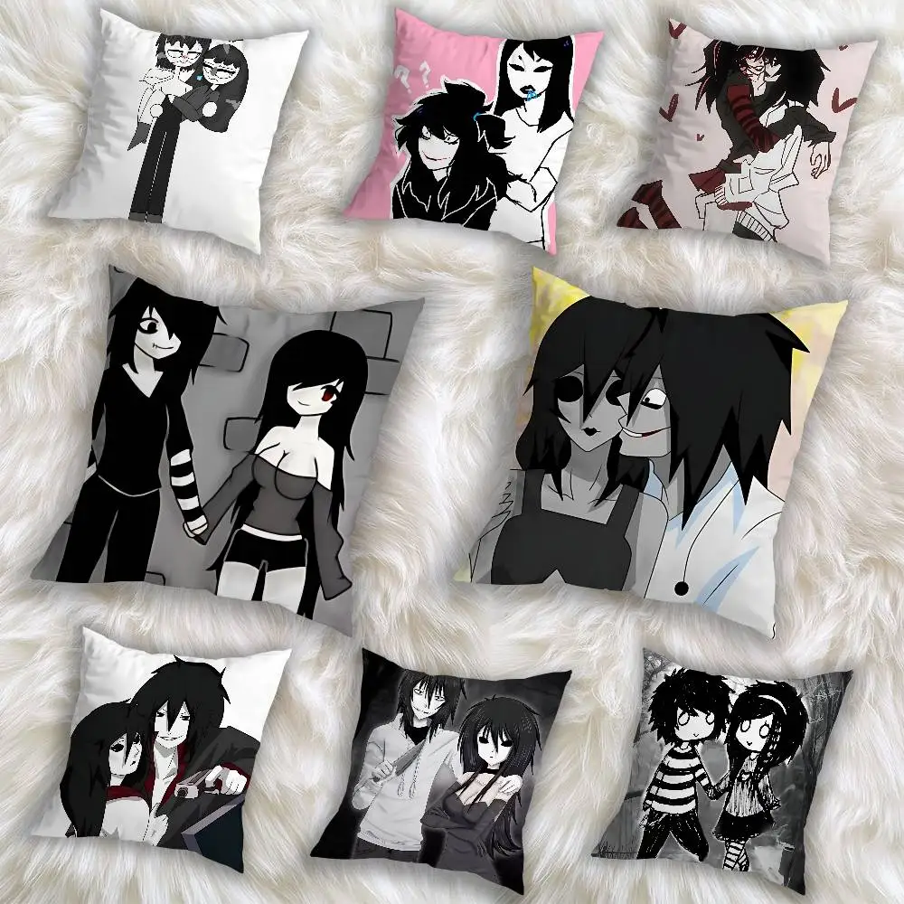Game Jeff And Jane H-Horror Pillow Case Anti-dustmite Pillowcase Invisible zipper silky short plush Sofa cushion cover
Game Jeff And Jane H-Horror Pillow Case Anti-dustmite Pillowcase Invisible zipper silky short plush Sofa cushion cover