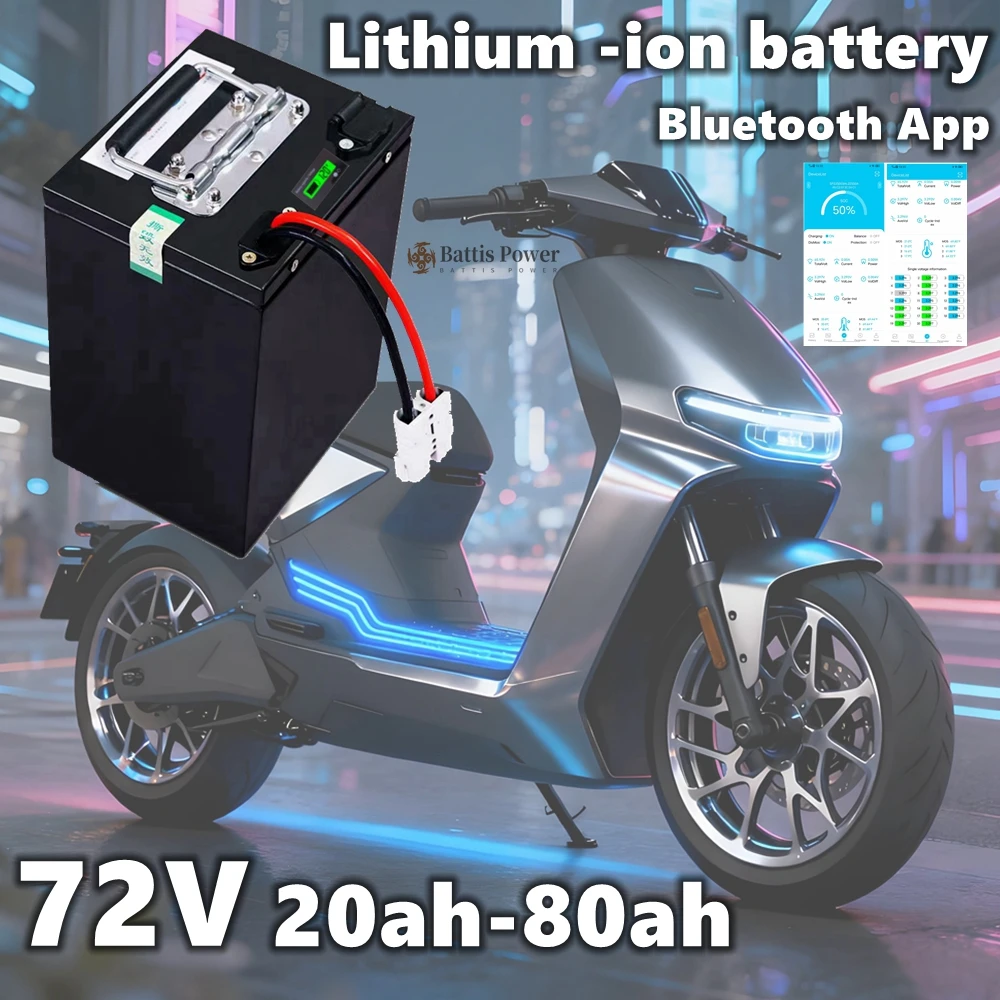 72V 20AH 30AH 40Ah 50AH 60AH 70AH 80Ah Lithium -ion battery with BMS for motorcycle electric car pedal energy golf cart+charger
72V 20AH 30AH 40Ah 50AH 60AH 70AH 80Ah Lithium -ion battery with BMS for motorcycle electric car pedal energy golf cart+charger