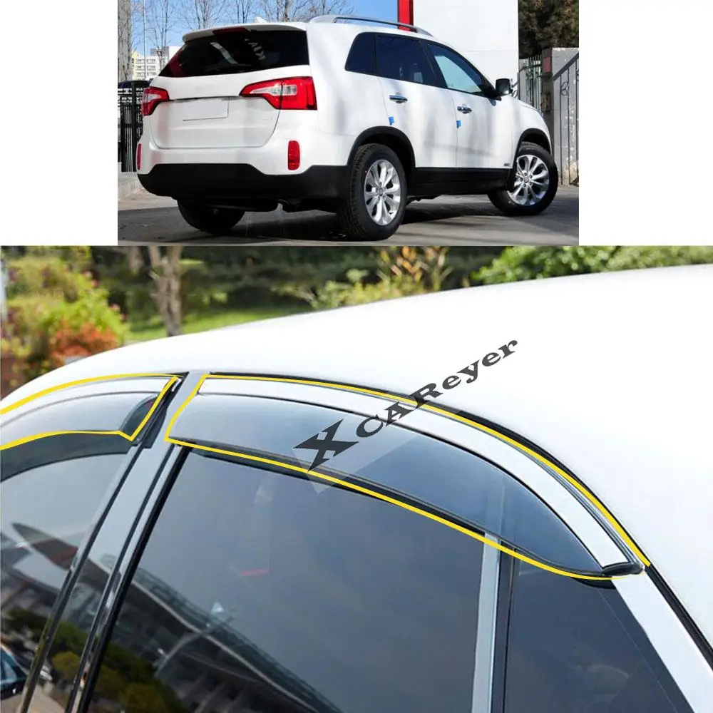 Для KIA Sorento 2009 2010 2011 2012 2013 2014 наклейка для стайлинга кузова автомобиля пластиковое оконное стекло ветрозащитный козырек детали от дождя/солнца
Для KIA Sorento 2009 2010 2011 2012 2013 2014 наклейка для стайлинга кузова автомобиля пластиковое оконное стекло ветрозащитный козырек детали от дождя/солнца