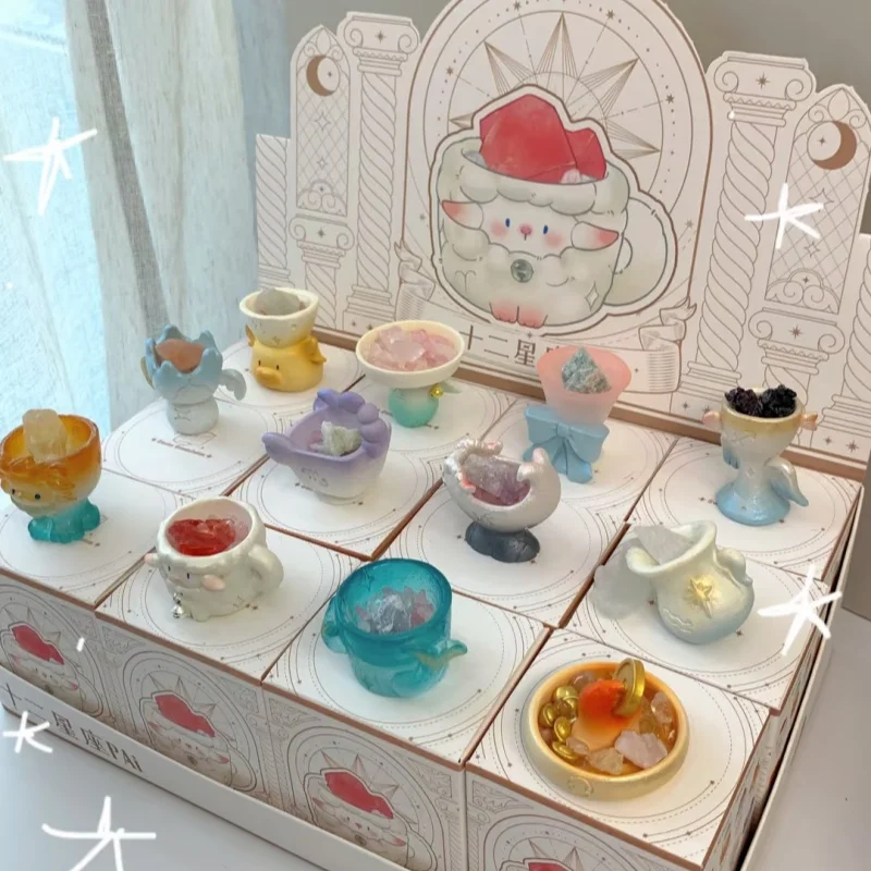Original And Genuine 12 Zodiac Crystal Rough Stone Blind Box Cute Little Bean Desk Decoration Good Luck Birthday Gift Girls
Original And Genuine 12 Zodiac Crystal Rough Stone Blind Box Cute Little Bean Desk Decoration Good Luck Birthday Gift Girls