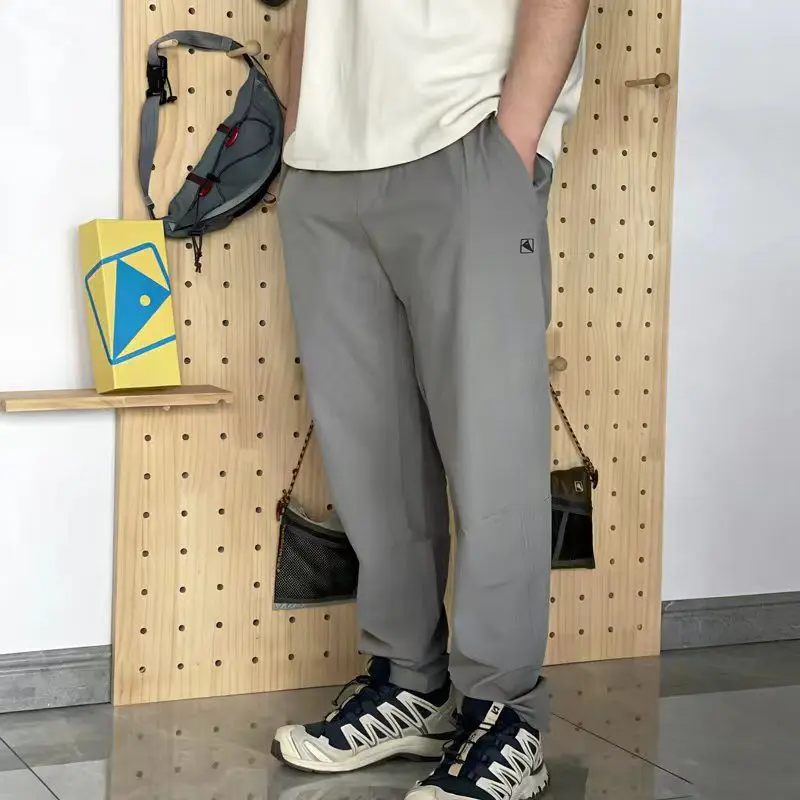 Men's Thin Quick Dry Long Pants, Elastic Waist Drawstring Loose Straight Leg Trousers, Versatile Daily Commute Casual Wear
Men's Thin Quick Dry Long Pants, Elastic Waist Drawstring Loose Straight Leg Trousers, Versatile Daily Commute Casual Wear