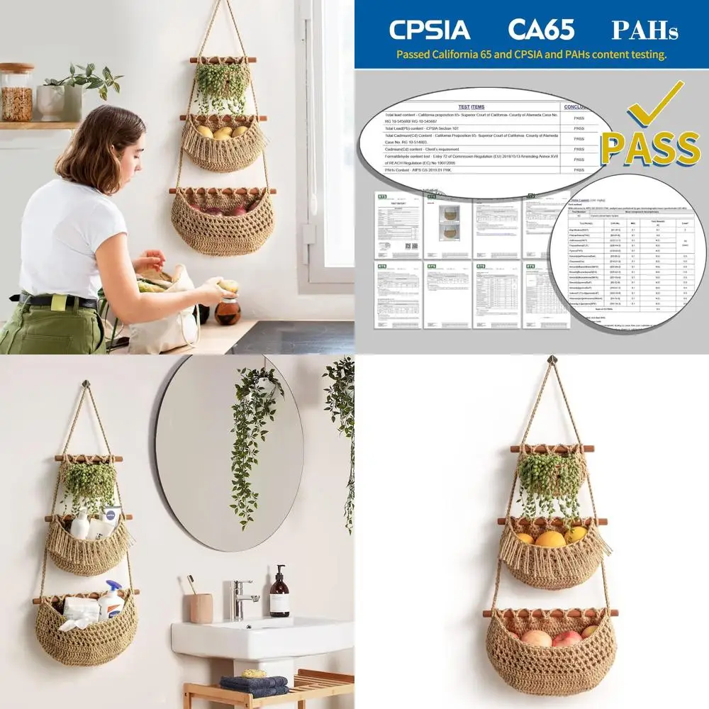 Подвесная корзина, 3-х уровневый органайзер над дверью, настенные корзины или органайзер из тканого джута ручной работы, декор в стиле бохо, место для хранения или кухни
Подвесная корзина, 3-х уровневый органайзер над дверью, настенные корзины или органайзер из тканого джута ручной работы, декор в стиле бохо, место для хранения или кухни