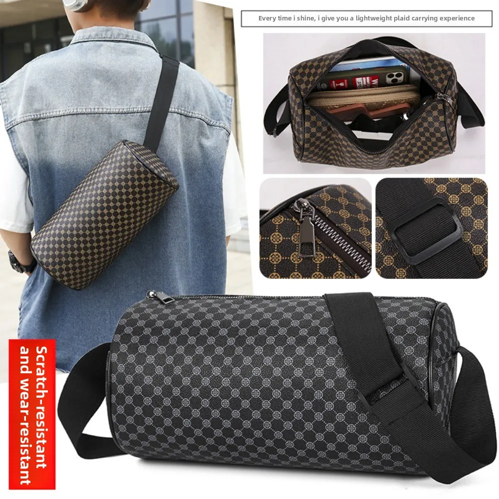 Trendy street men and women one shoulder crossbody light multi-functional fashion student cylinder bag long
Trendy street men and women one shoulder crossbody light multi-functional fashion student cylinder bag long