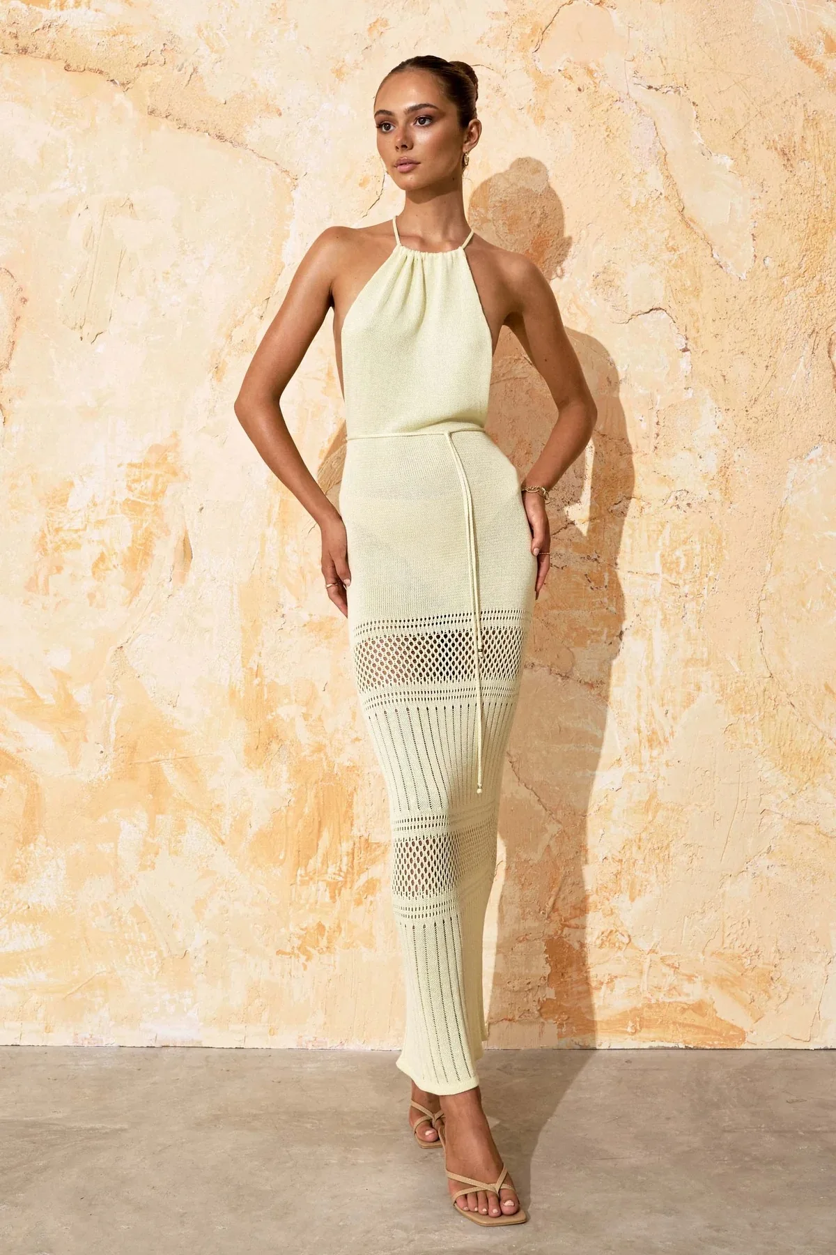 Halter Neck Backless Beach Dress New Summer Sleeveless Hollow Out Sexy Party Long Dressslim High Wiast Tight Knitting Dresses
Halter Neck Backless Beach Dress New Summer Sleeveless Hollow Out Sexy Party Long Dressslim High Wiast Tight Knitting Dresses