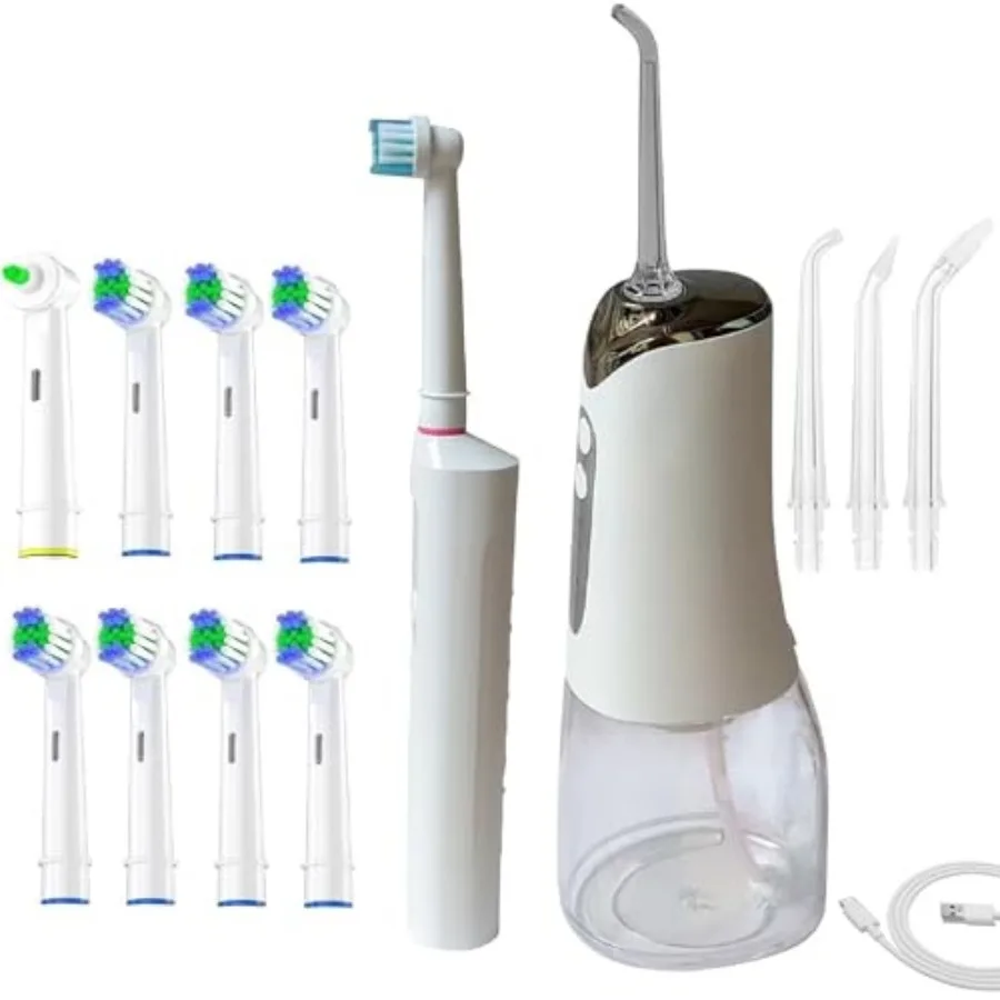 Sonic Fusion Teeth Cleaning kit with 3 Modes Electric flossing Water flosser and Toothbrush and with Portable Water flosser Com
Sonic Fusion Teeth Cleaning kit with 3 Modes Electric flossing Water flosser and Toothbrush and with Portable Water flosser Com