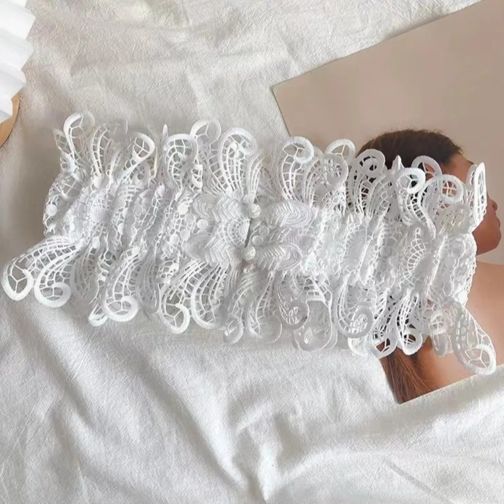 Luxury Solid Color Lace Cummerbunds Elastic Hollow Corset Belt Tie Rope Waistband Wide Waist Corset Girl
Luxury Solid Color Lace Cummerbunds Elastic Hollow Corset Belt Tie Rope Waistband Wide Waist Corset Girl
