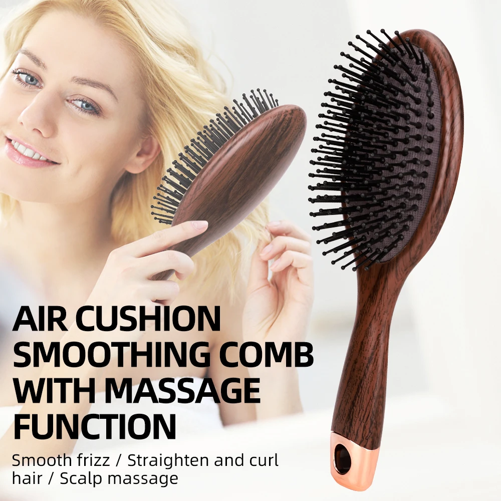 Air Cushion Detangling Hair Brush, Soft Bristles Scalp Massage Comb For Smoothing Frizz, Professional Salon Styling Tool
Air Cushion Detangling Hair Brush, Soft Bristles Scalp Massage Comb For Smoothing Frizz, Professional Salon Styling Tool