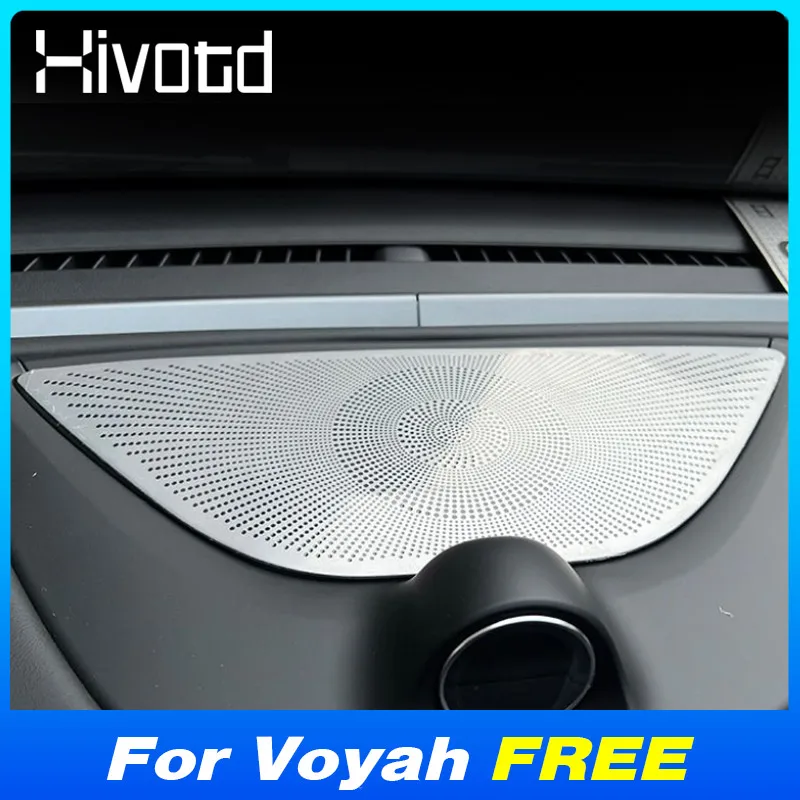 Car Inner Front Rear Horn Cover Hood Dustproof Frame Sound Speaker Decoration For Voyah FREE 2021-2024 Interior Accessories
Car Inner Front Rear Horn Cover Hood Dustproof Frame Sound Speaker Decoration For Voyah FREE 2021-2024 Interior Accessories