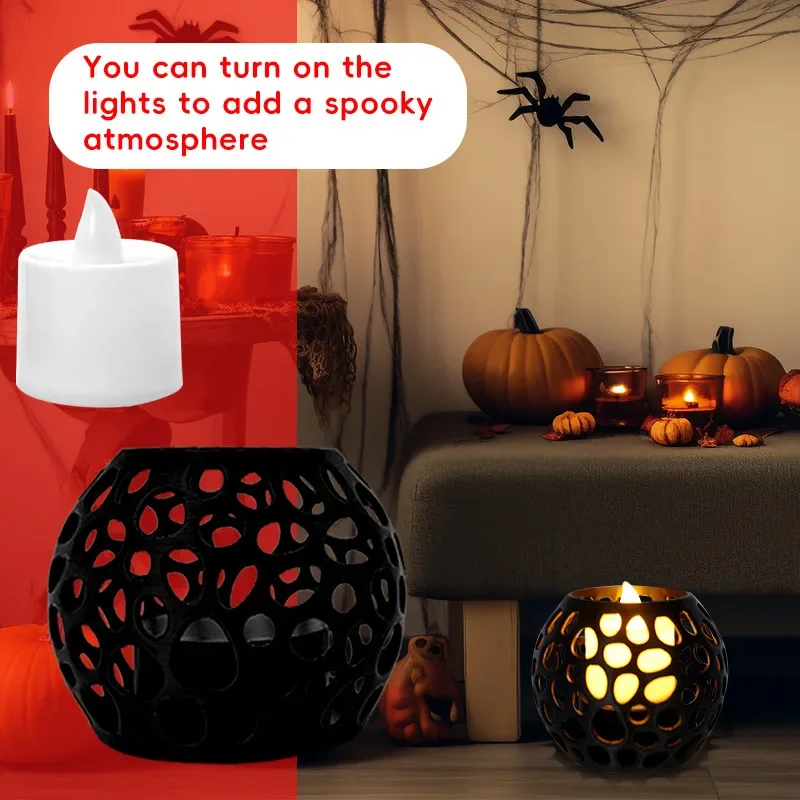 Black Halloween Electronic Candle Light simulated luminous Flameless Candles Home Decor Lamp Party holiday decoration prop
Black Halloween Electronic Candle Light simulated luminous Flameless Candles Home Decor Lamp Party holiday decoration prop