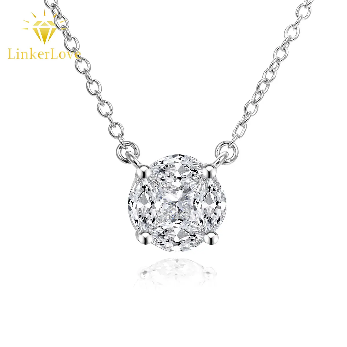 LinkerLove S925 Silver Moissanite Pendant Necklace 0.35CT Princess Cut 0.8CT Marquise Cut Diamond for Women Wedding Fine Jewelry
LinkerLove S925 Silver Moissanite Pendant Necklace 0.35CT Princess Cut 0.8CT Marquise Cut Diamond for Women Wedding Fine Jewelry