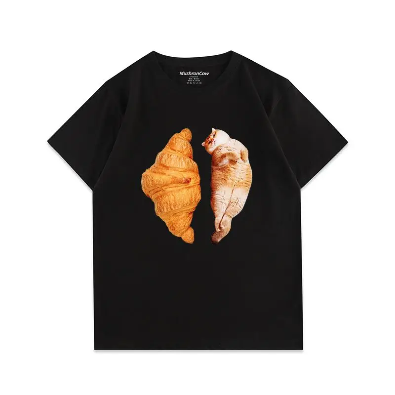 The New American High Street Bread Printing Loose and Comfortable Leisure Short Sleeve T-shirt Lovers with Men and Women
The New American High Street Bread Printing Loose and Comfortable Leisure Short Sleeve T-shirt Lovers with Men and Women