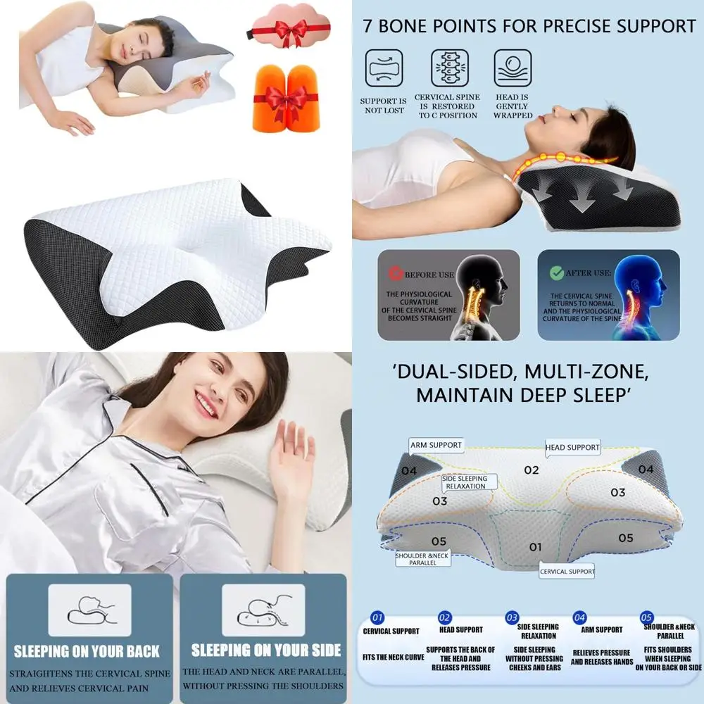 Подушка для поддержки шеи Slumblr — контурный дизайн для 15. ° Вогнутое облегчение, без запаха и снятие давления
Подушка для поддержки шеи Slumblr — контурный дизайн для 15. ° Вогнутое облегчение, без запаха и снятие давления