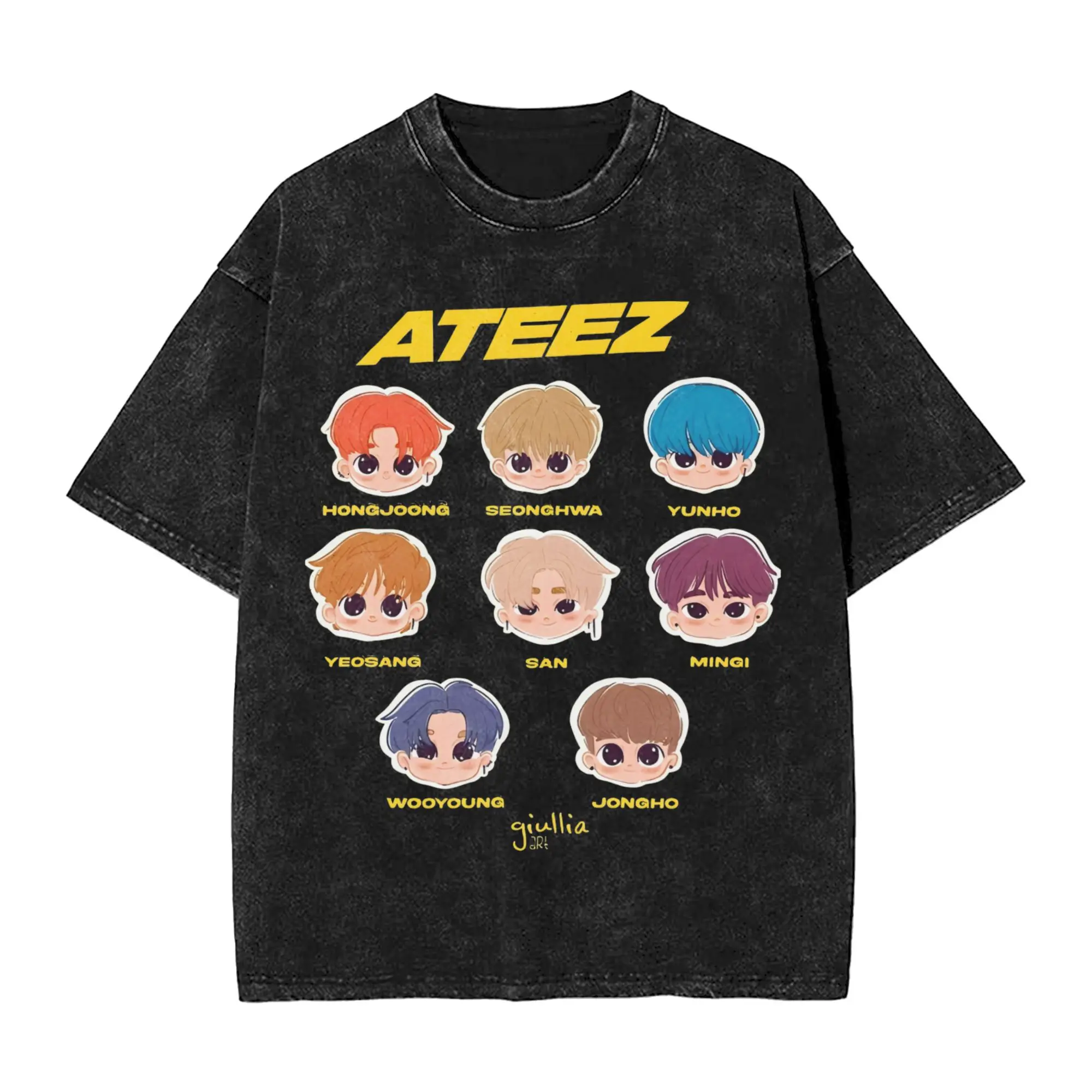 Ateezs kpop idol group футболка в стиле хип-хоп, потертые футболки большого размера с короткими рукавами, крутые футболки для мужчин и женщин, уличная одежда, футболки с графическим рисунком
Ateezs kpop idol group футболка в стиле хип-хоп, потертые футболки большого размера с короткими рукавами, крутые футболки для мужчин и женщин, уличная одежда, футболки с графическим рисунком