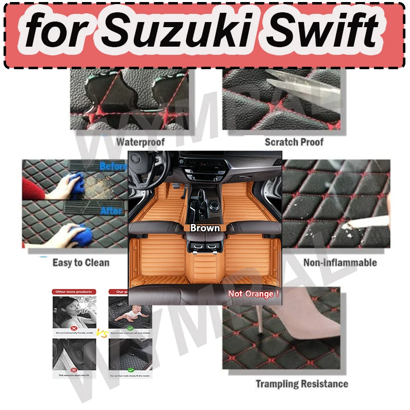 Роскошные автомобильные коврики на заказ для Suzuki Swift 2013 2014 2015 2016 2017, авто роскошные кожаные мужские и женские автомобильные коврики
Роскошные автомобильные коврики на заказ для Suzuki Swift 2013 2014 2015 2016 2017, авто роскошные кожаные мужские и женские автомобильные коврики