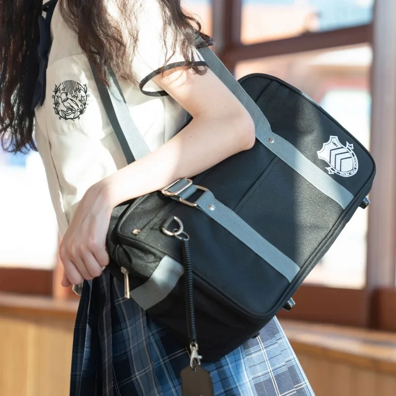 Cartoon Creative Perusona Student Schoolbag Large Capacity High School Student Uniform Shoulder Bag Same Style As Men and Women
Cartoon Creative Perusona Student Schoolbag Large Capacity High School Student Uniform Shoulder Bag Same Style As Men and Women