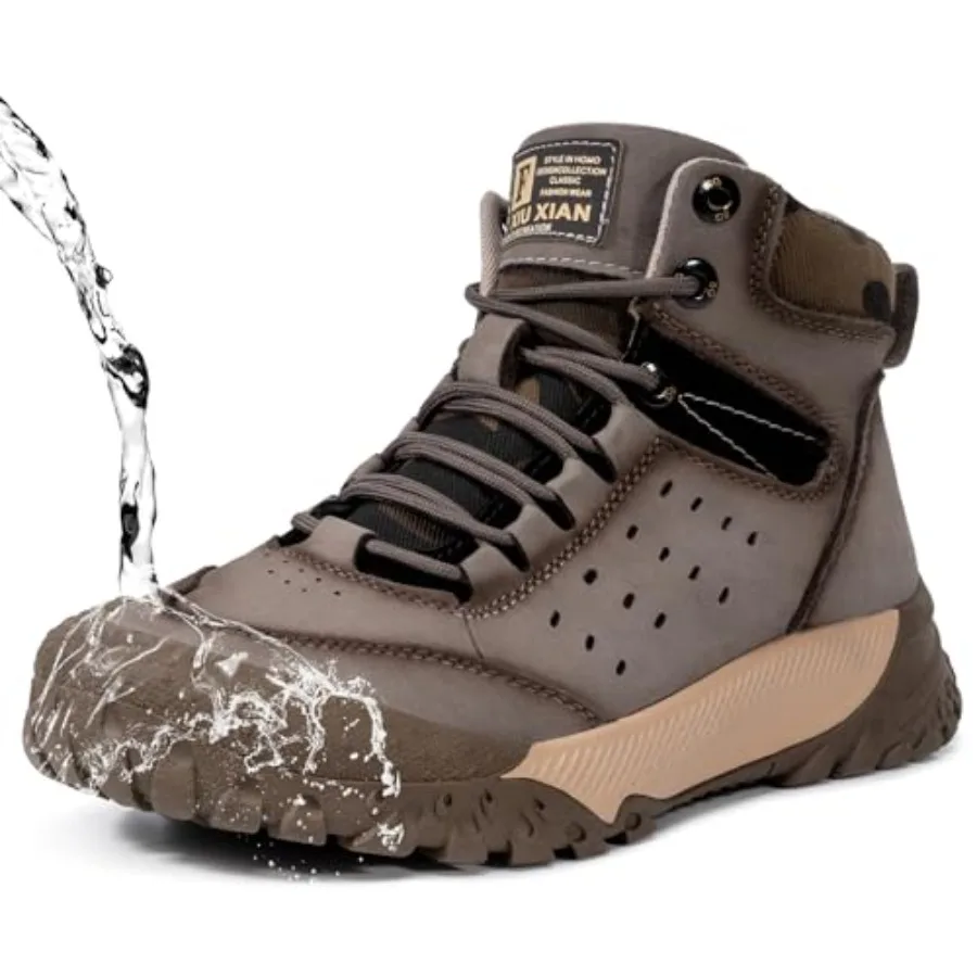 Men's Hiking Boots - Waterproof Breathable Lightweight Non-Slip Mid Top Ankle Boots
Men's Hiking Boots - Waterproof Breathable Lightweight Non-Slip Mid Top Ankle Boots