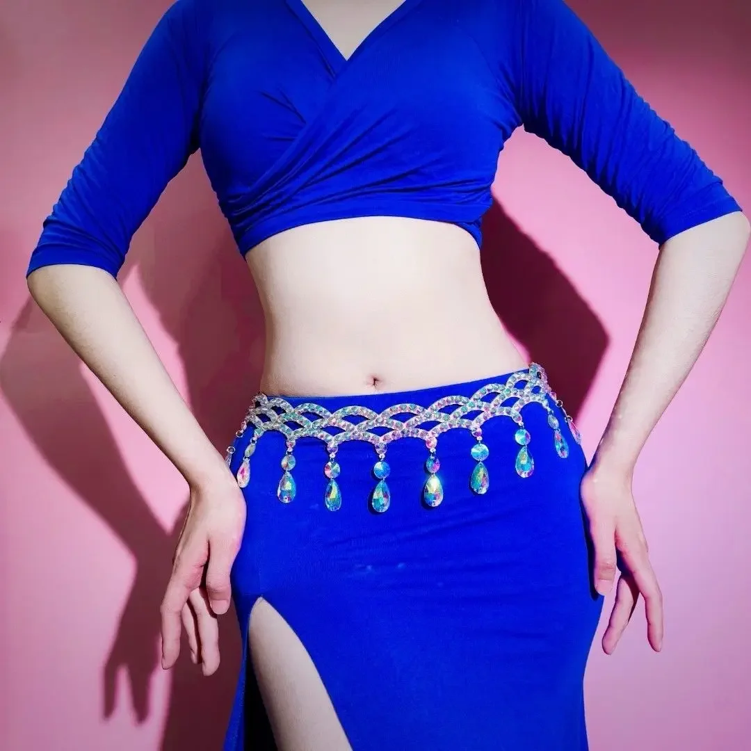 Women Belly Dance Handmade Sparkling Hip Scarf Diamond Waist Chain Rhinestone Chain Tassel Belt Oriental Dance Accessories
Women Belly Dance Handmade Sparkling Hip Scarf Diamond Waist Chain Rhinestone Chain Tassel Belt Oriental Dance Accessories