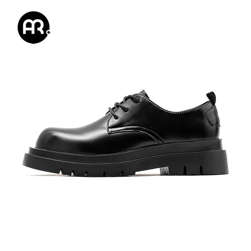 Mra Brand Derby Shoes for Couples, Round-Toe Large-Toe Shoes, Black Thick-Soled 4.5cm Height-Increasing Casual Leather Shoes
Mra Brand Derby Shoes for Couples, Round-Toe Large-Toe Shoes, Black Thick-Soled 4.5cm Height-Increasing Casual Leather Shoes