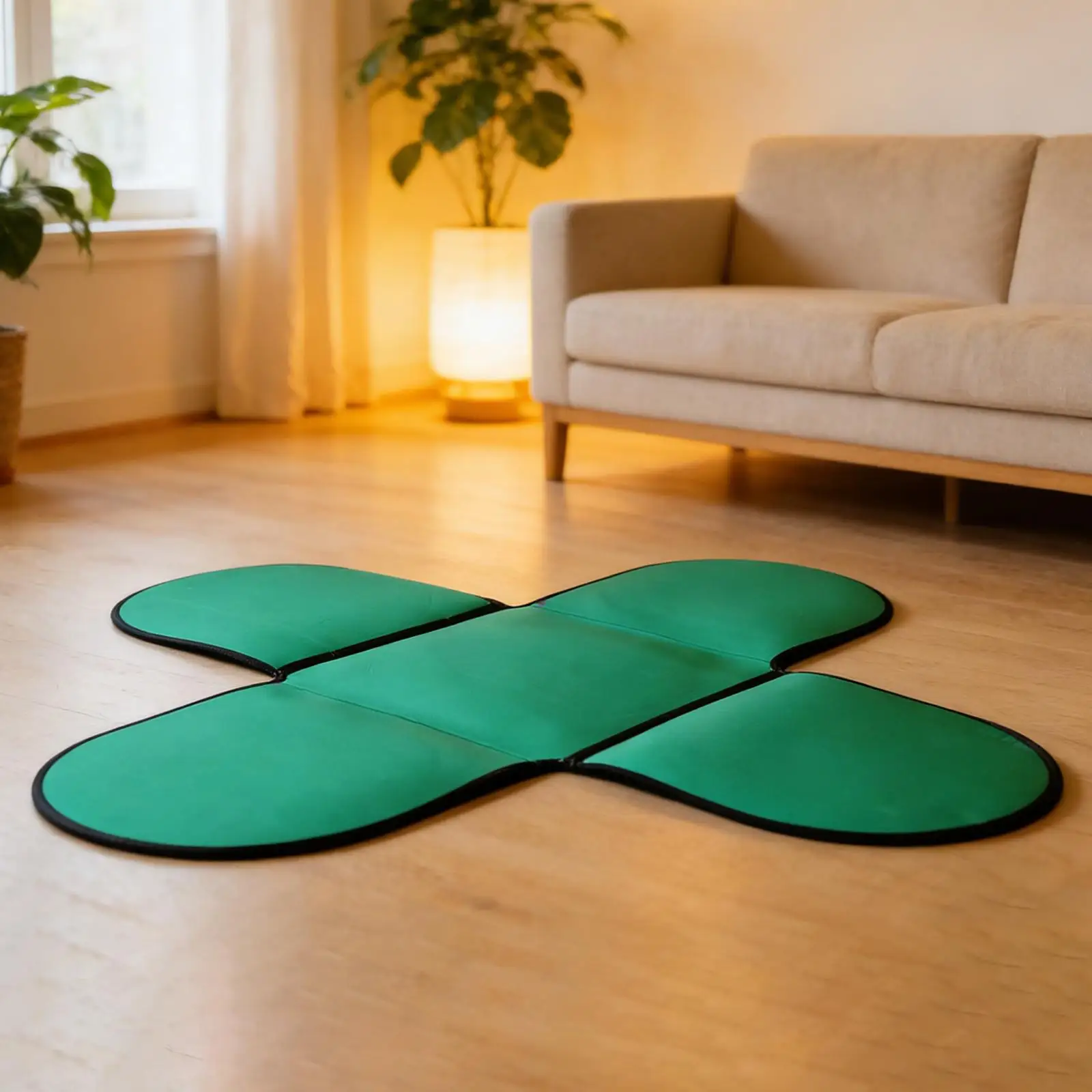 Yoga Pad Dancing Floor Cushion Men Women Microfiber Floor Protection Versatile Exercise Mat Green for Outdoor
Yoga Pad Dancing Floor Cushion Men Women Microfiber Floor Protection Versatile Exercise Mat Green for Outdoor