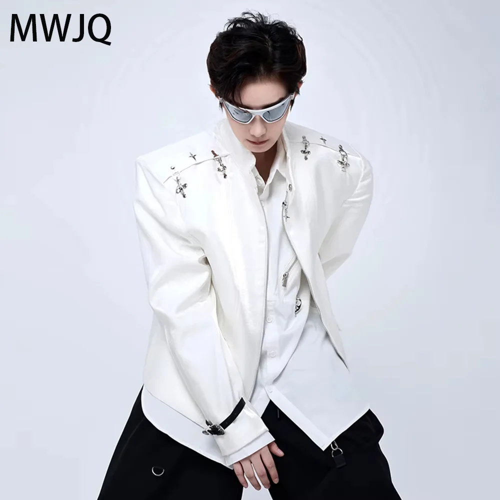 MWJQ металлический декор воротник-стойка блейзер мужской High Street Trend Hamdsome Ins стиль мужские топы с длинными рукавами осень новинка 010337
MWJQ металлический декор воротник-стойка блейзер мужской High Street Trend Hamdsome Ins стиль мужские топы с длинными рукавами осень новинка 010337